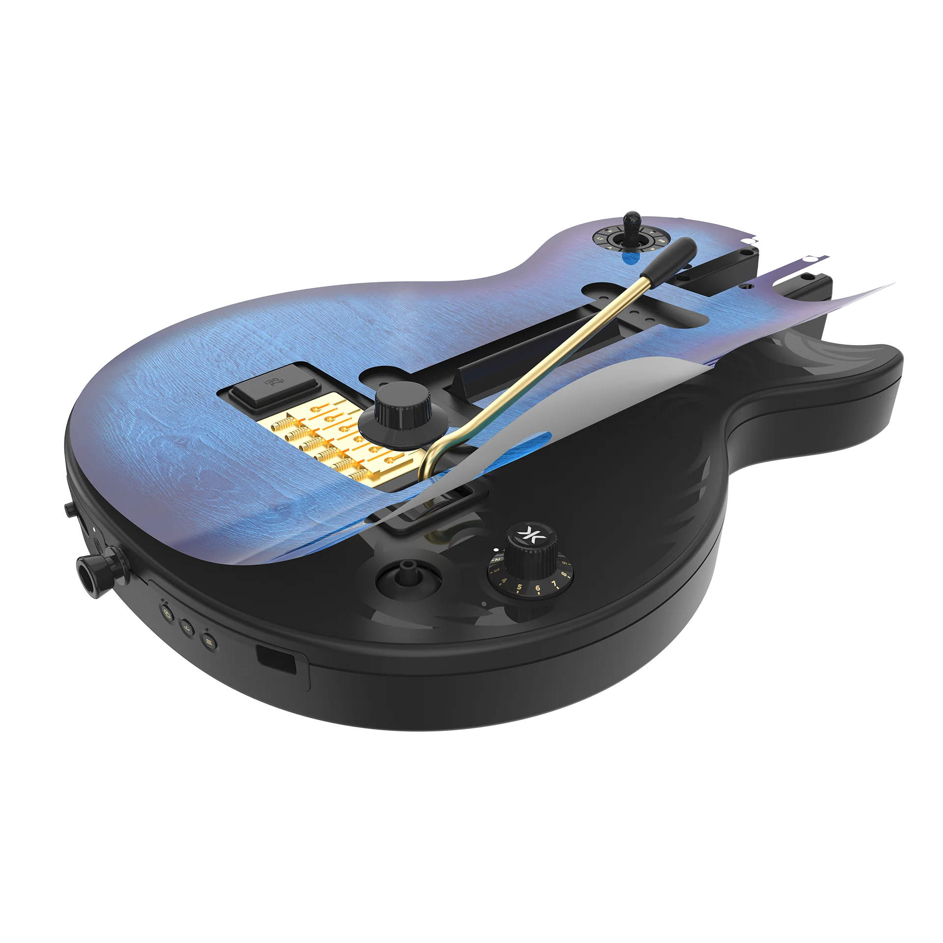 CRKD Gibson Les Paul Faceplate Skin Blueberry Burst (Gloss) - Image 3