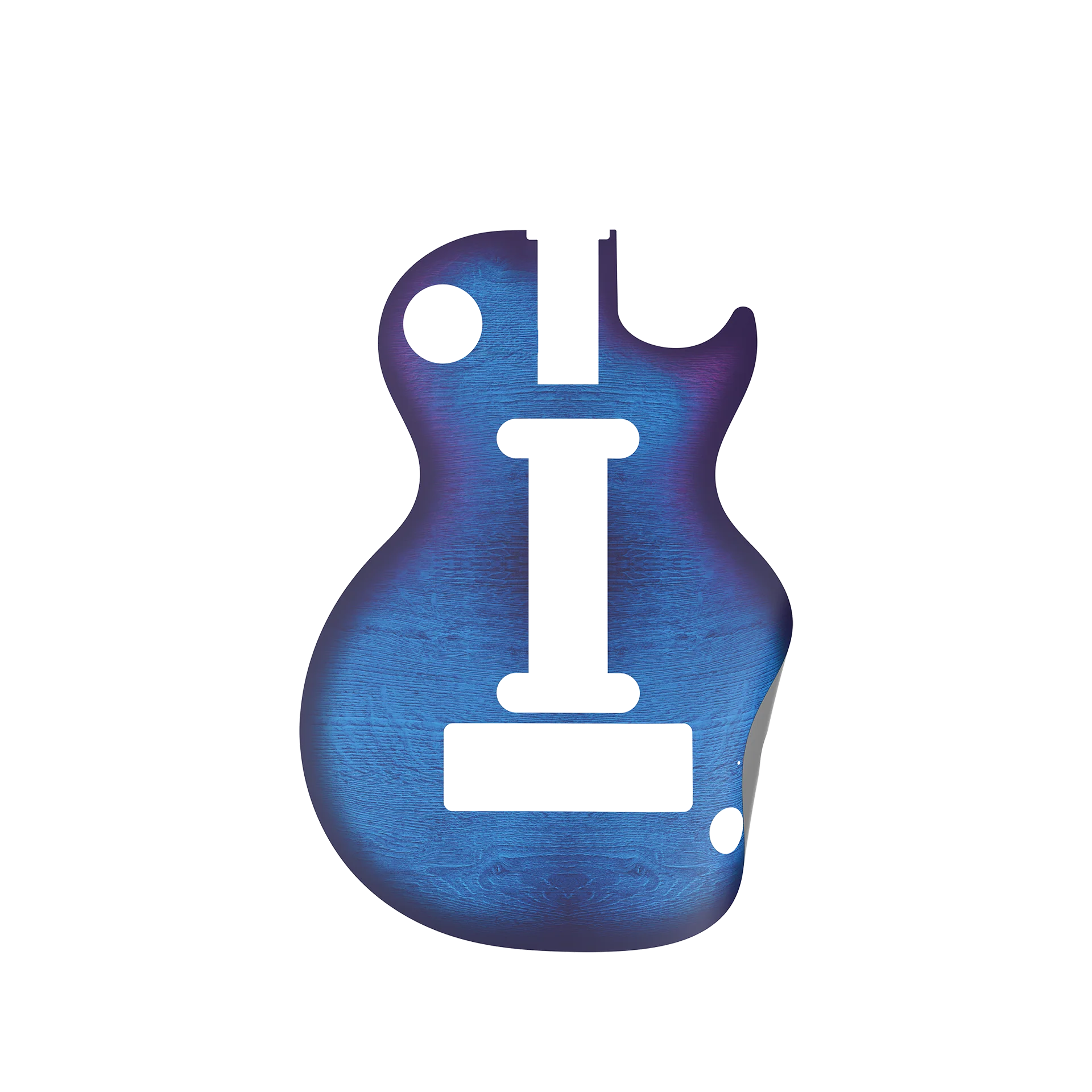 CRKD Gibson Les Paul Faceplate Skin Blueberry Burst (Matte)