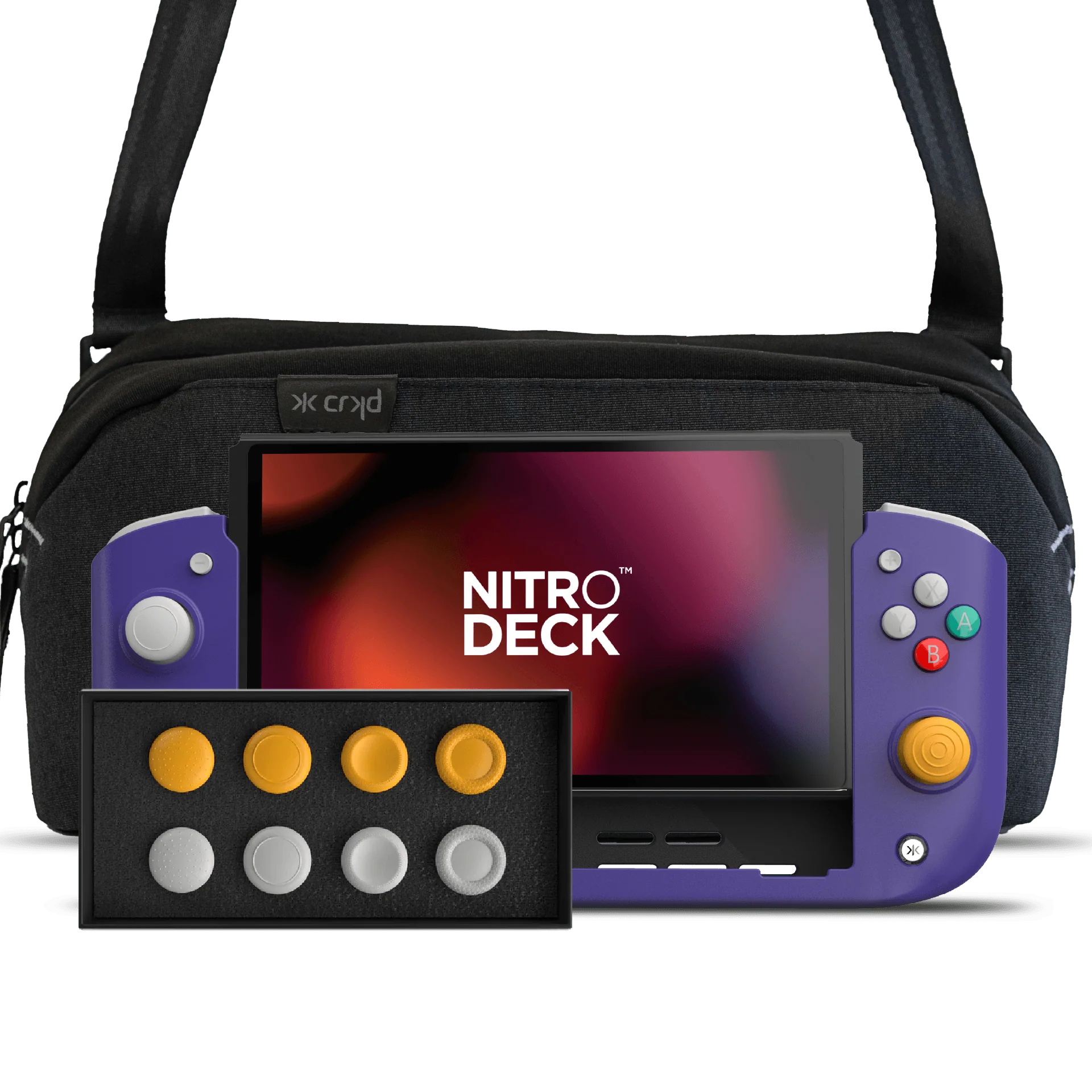 Nitro Deck Retro Purple Edition + Gear Bag + Stick Top 8 Pack Bundle